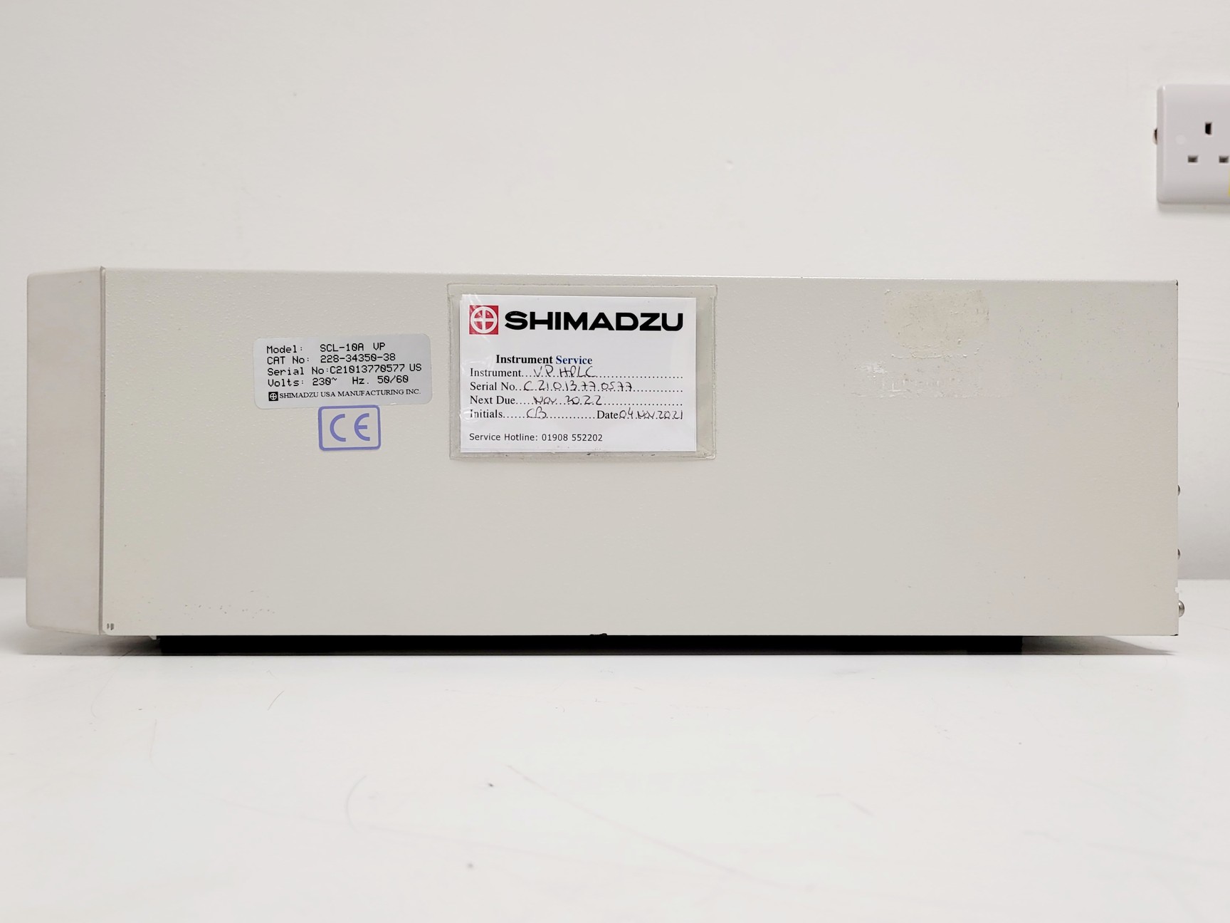 Image of Shimadzu HPLC System w/ LC-10AD Pump, SPD-10A UV Detector, CTO-10AC Oven & DGU-1