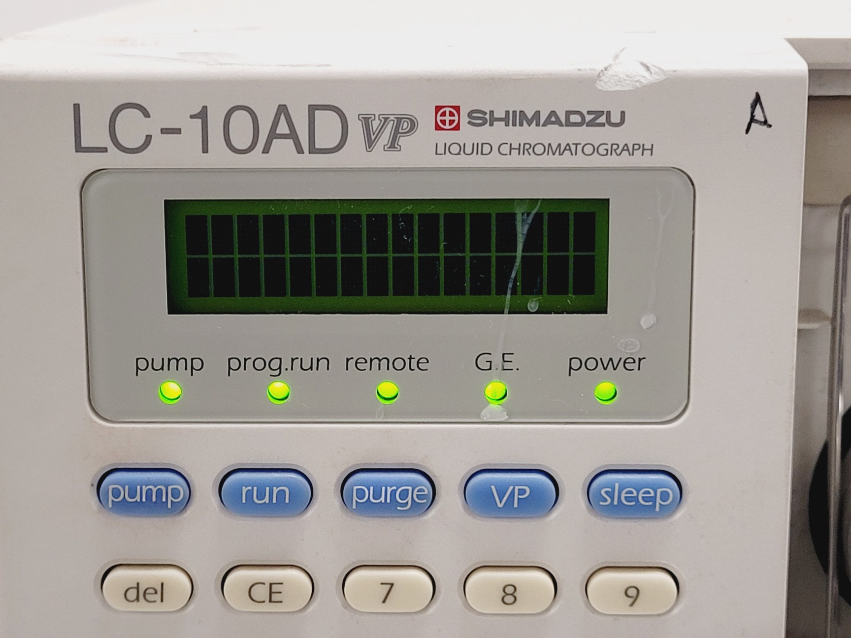 Image of Shimadzu HPLC System w/ LC-10AD Pump, SPD-10A UV Detector, CTO-10AC Oven & DGU-1