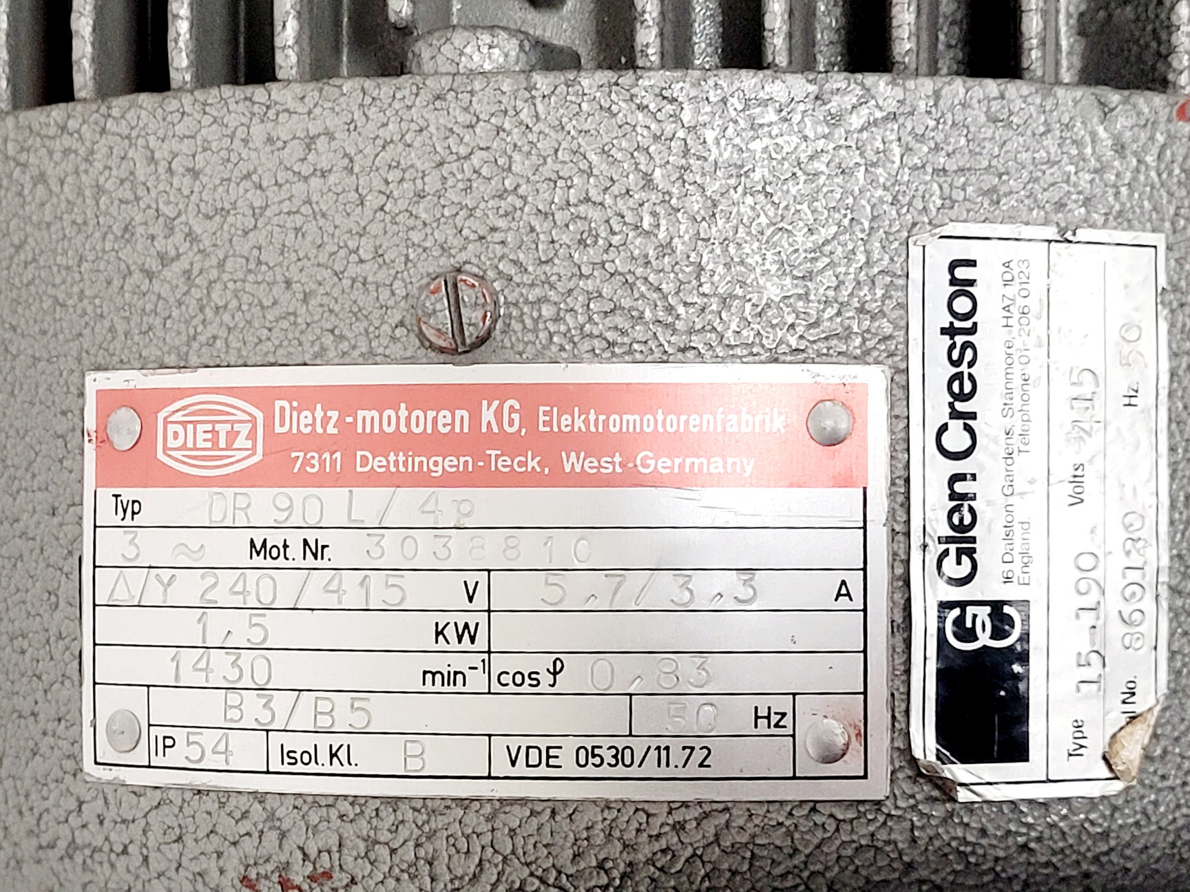 Image of Retsch Muhle SM1 Cutting Mill