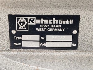 Thumbnail image of Retsch Muhle SM1 Cutting Mill