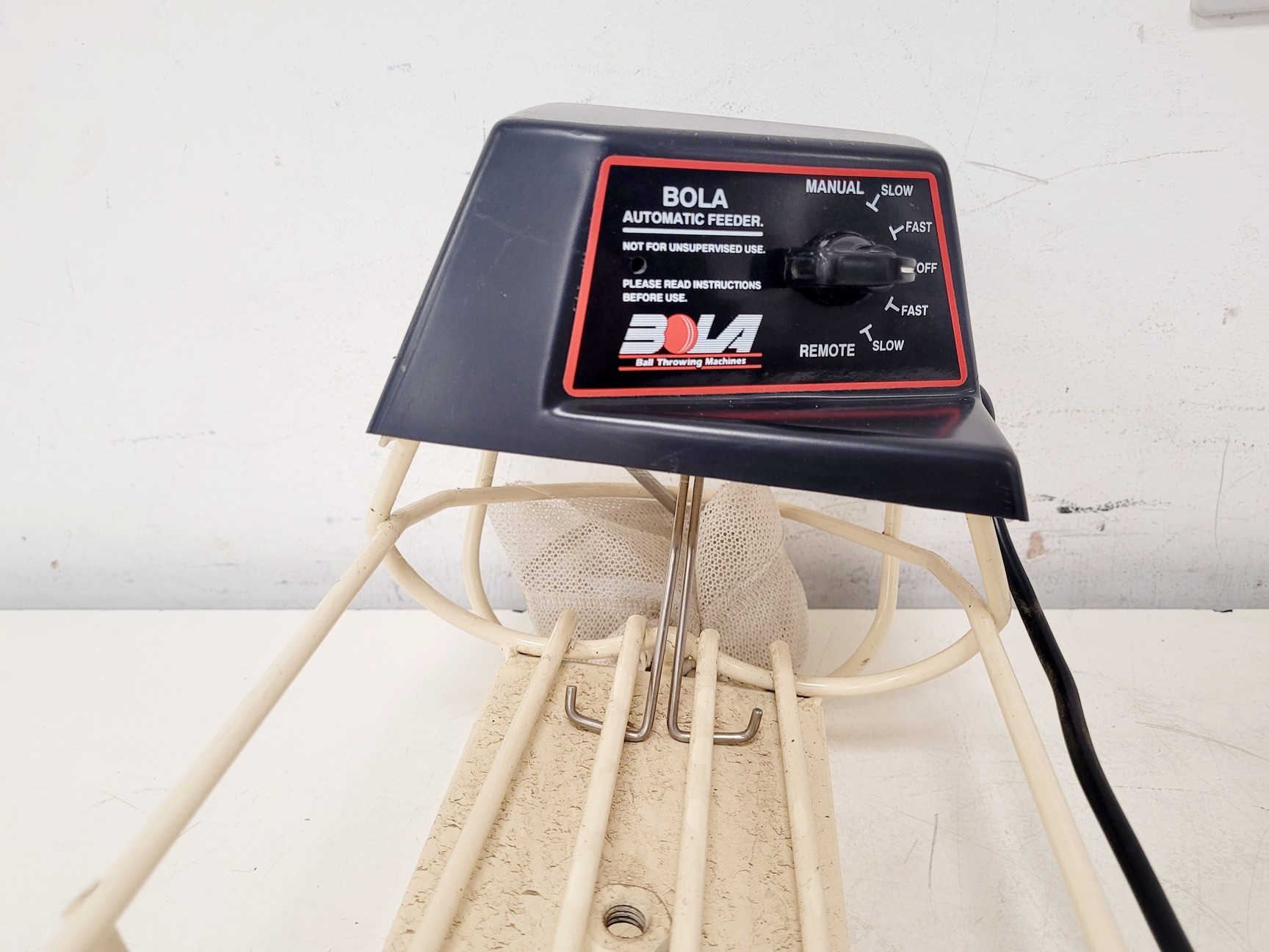 Image of BOLA Cricket Bowling Machine with Automatic Feeder
