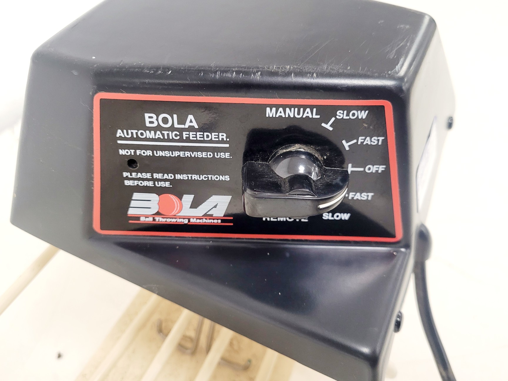 Image of BOLA Cricket Bowling Machine with Automatic Feeder