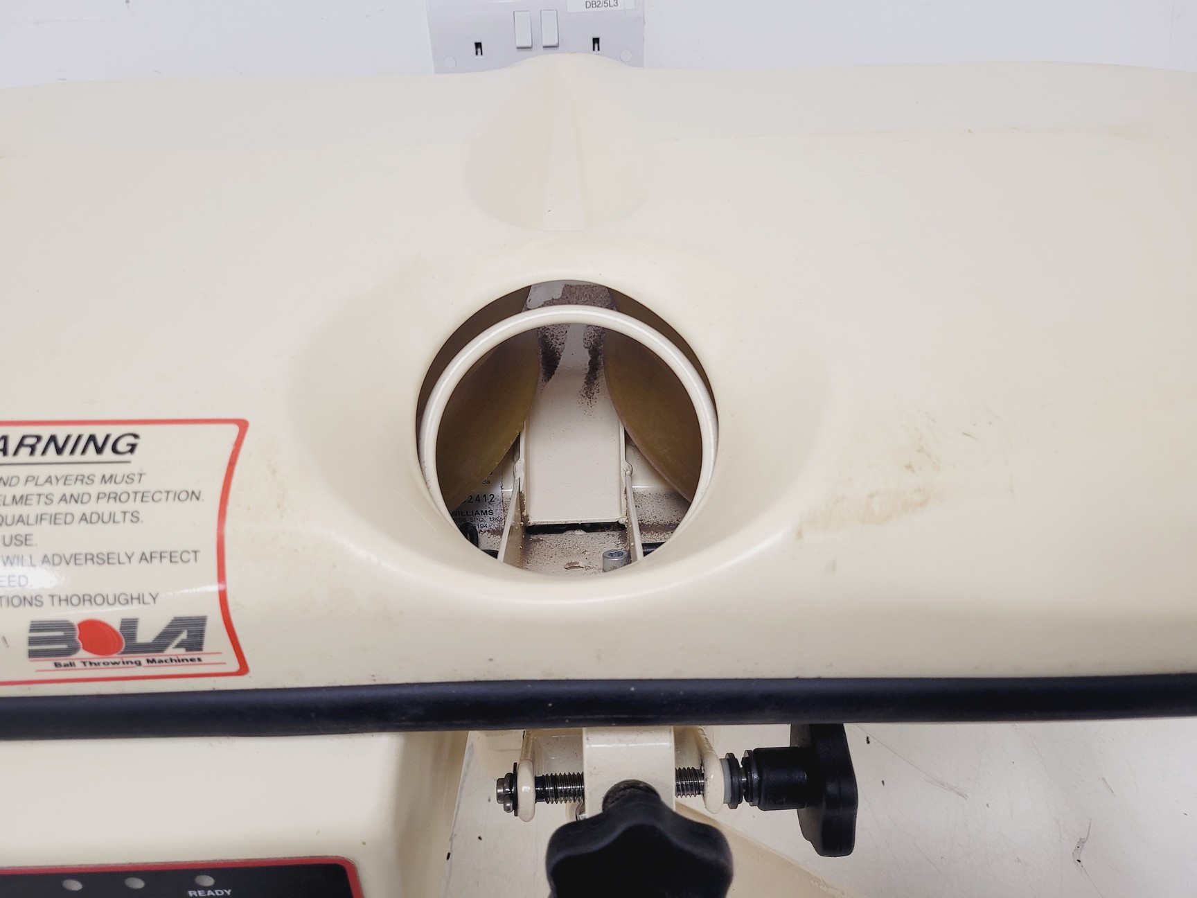 Image of BOLA Cricket Bowling Machine with Automatic Feeder