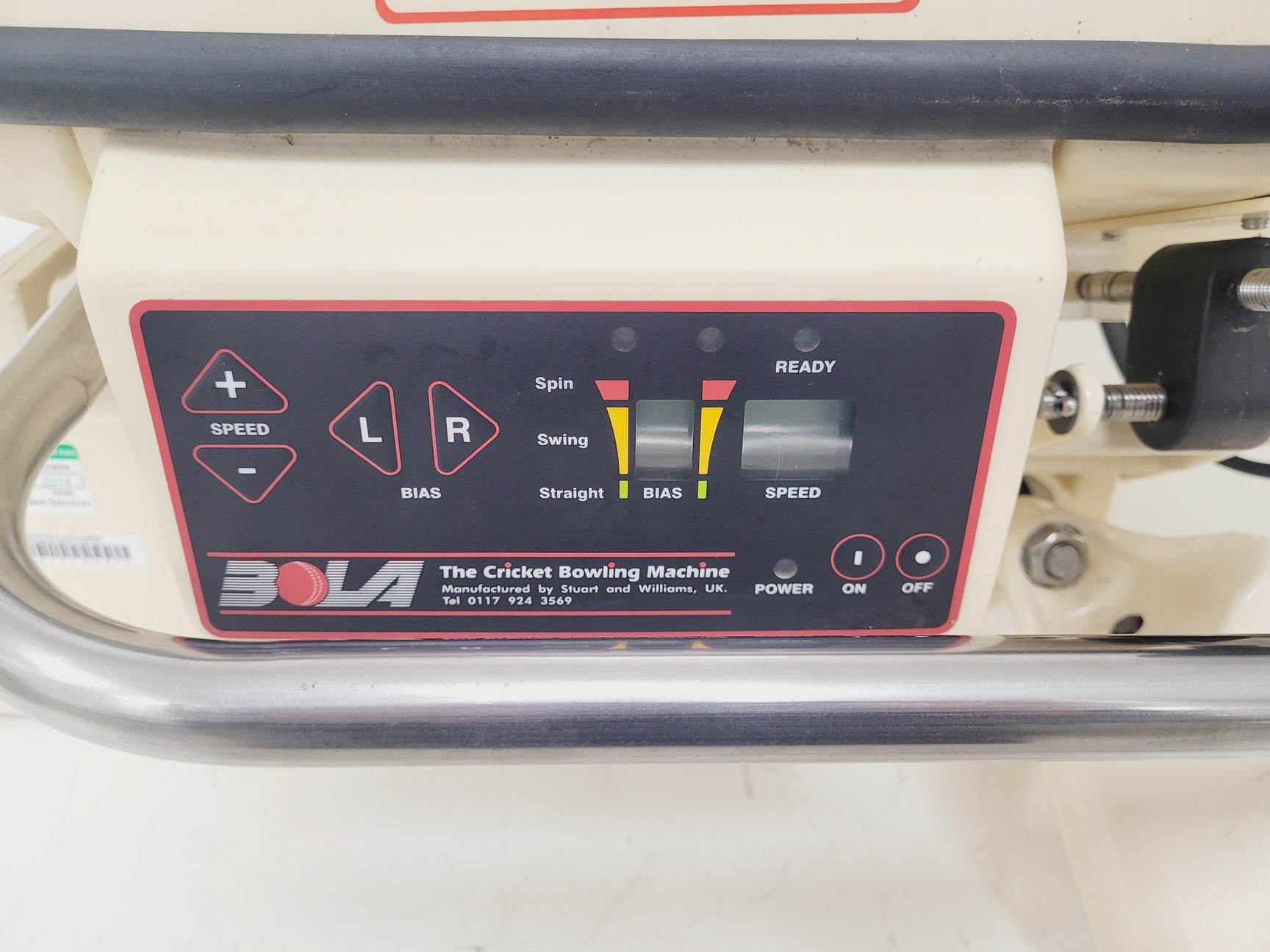 Image of BOLA Cricket Bowling Machine with Automatic Feeder