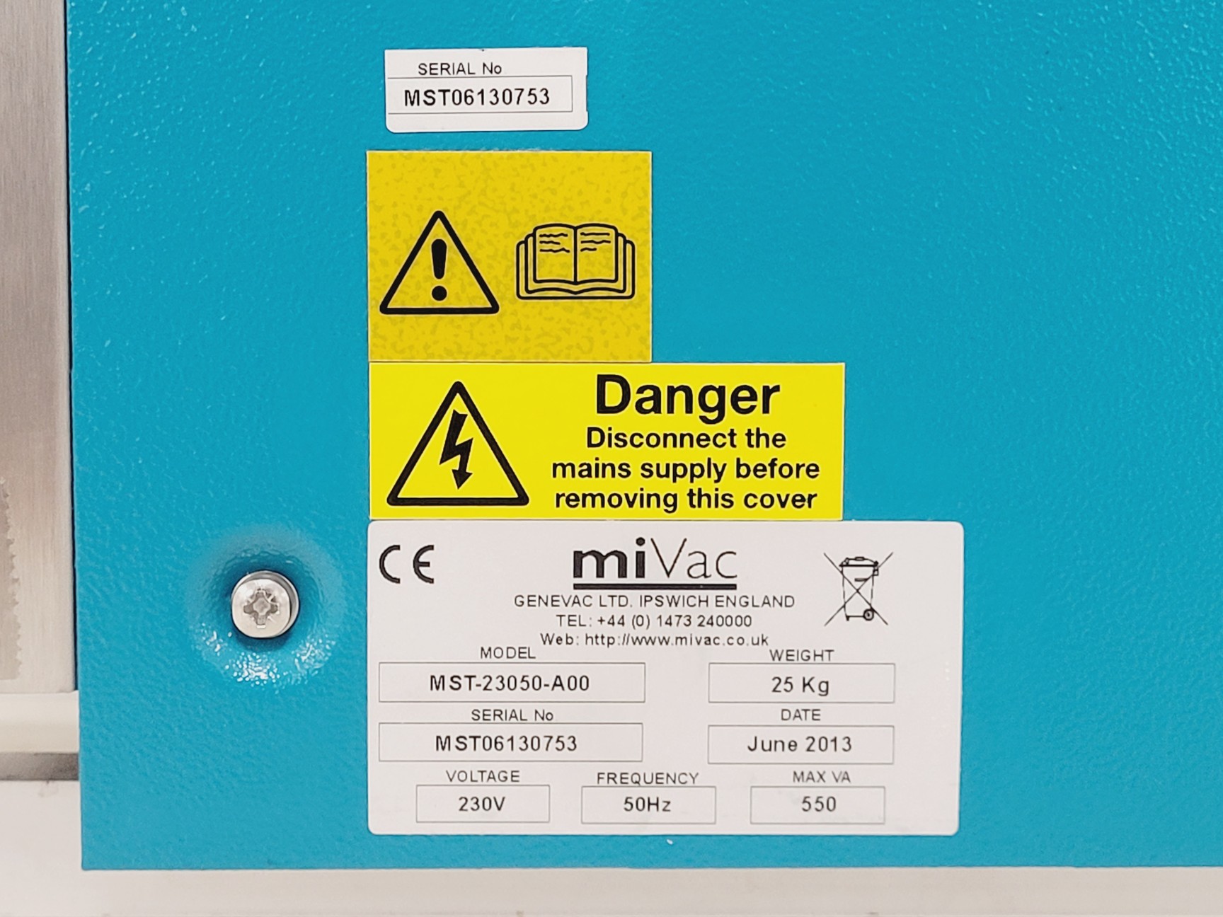 Image of GeneVac miVac Duo Concentrator & & Pump System