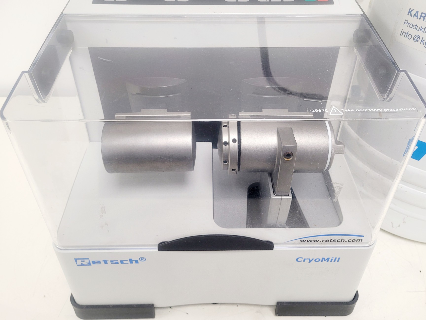 Image of Retsch CryoMill Cryogenic Grinder w/ Air Liquide TR11 Dewar Lab