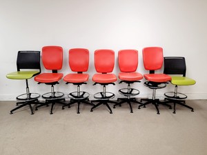 Image of Job Lot of 7 x Office Chairs Various Sizes