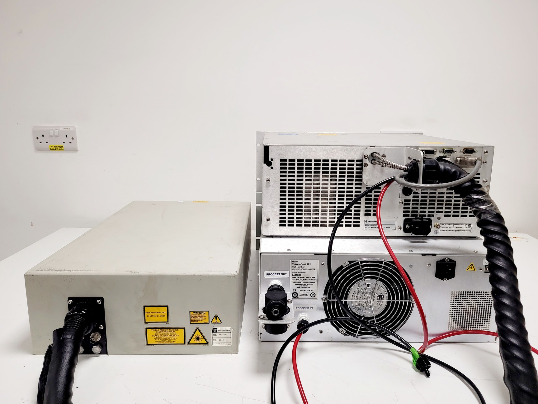Image of Spectra-Physics MAI-TAI HP 1020 Laser System w/ Chiller & Power Supply