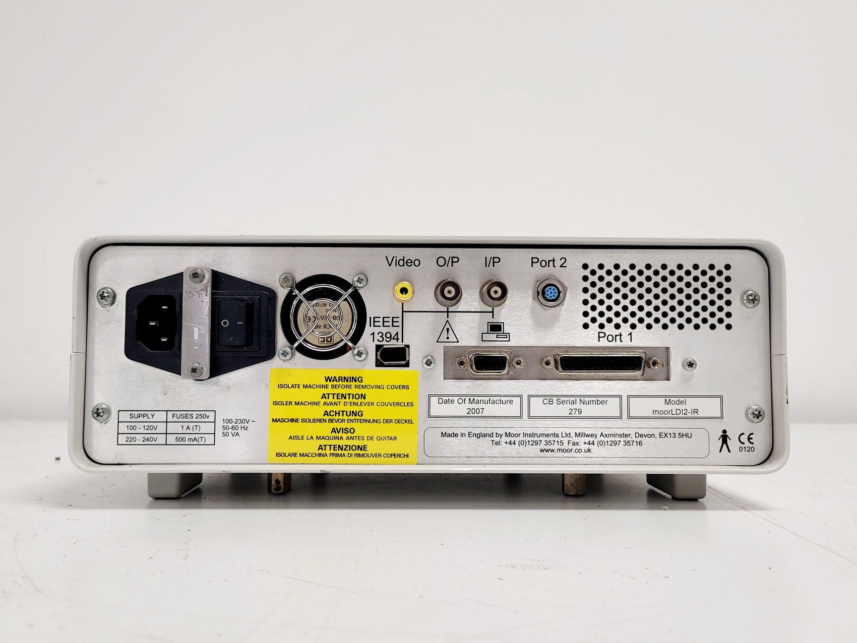 Image of MoorLDI MOORLDI2-HIR Laser Imager w/ Image Control Lab
