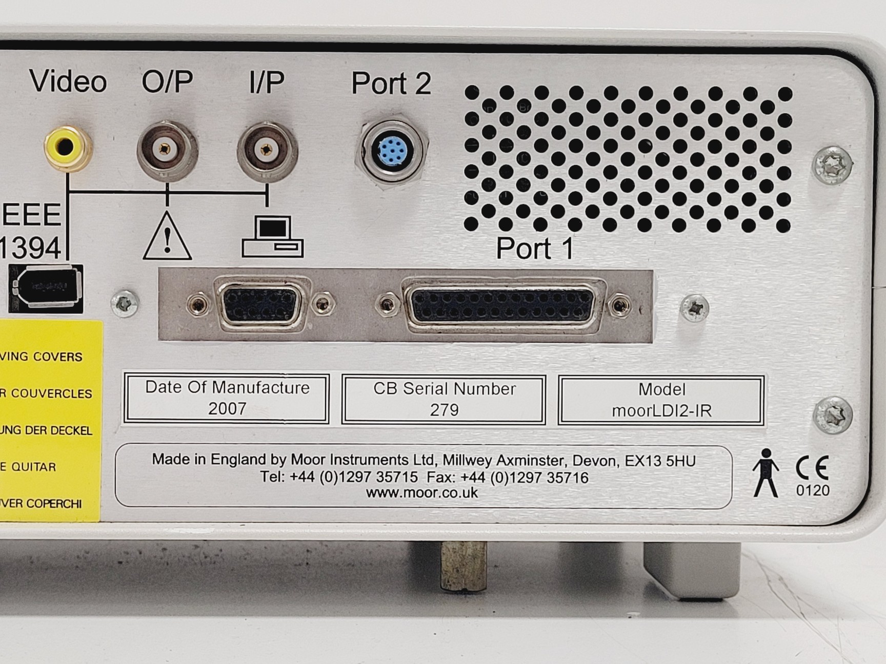 Image of MoorLDI MOORLDI2-HIR Laser Imager w/ Image Control Lab