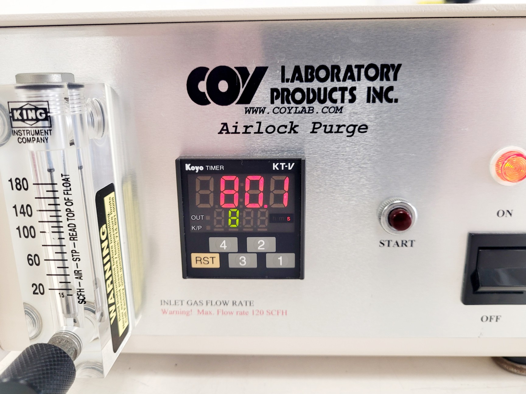 Image of COY Glove Box w/ VHC-A-C Hypoxic Chamber & Gas Control System