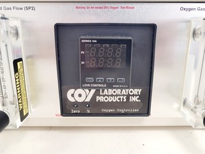 Thumbnail image of COY Glove Box w/ VHC-A-C Hypoxic Chamber & Gas Control System