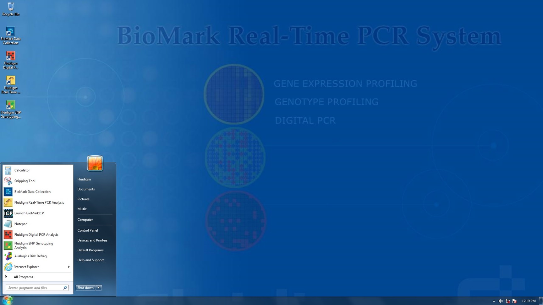 Image of Fluidigm BioMark HD High-Performance PCR System w/ PC & Software Lab