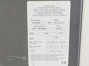 Thumbnail image of Parker Balston 3848 NitroFlow Lab Nitrogen Gas Generator