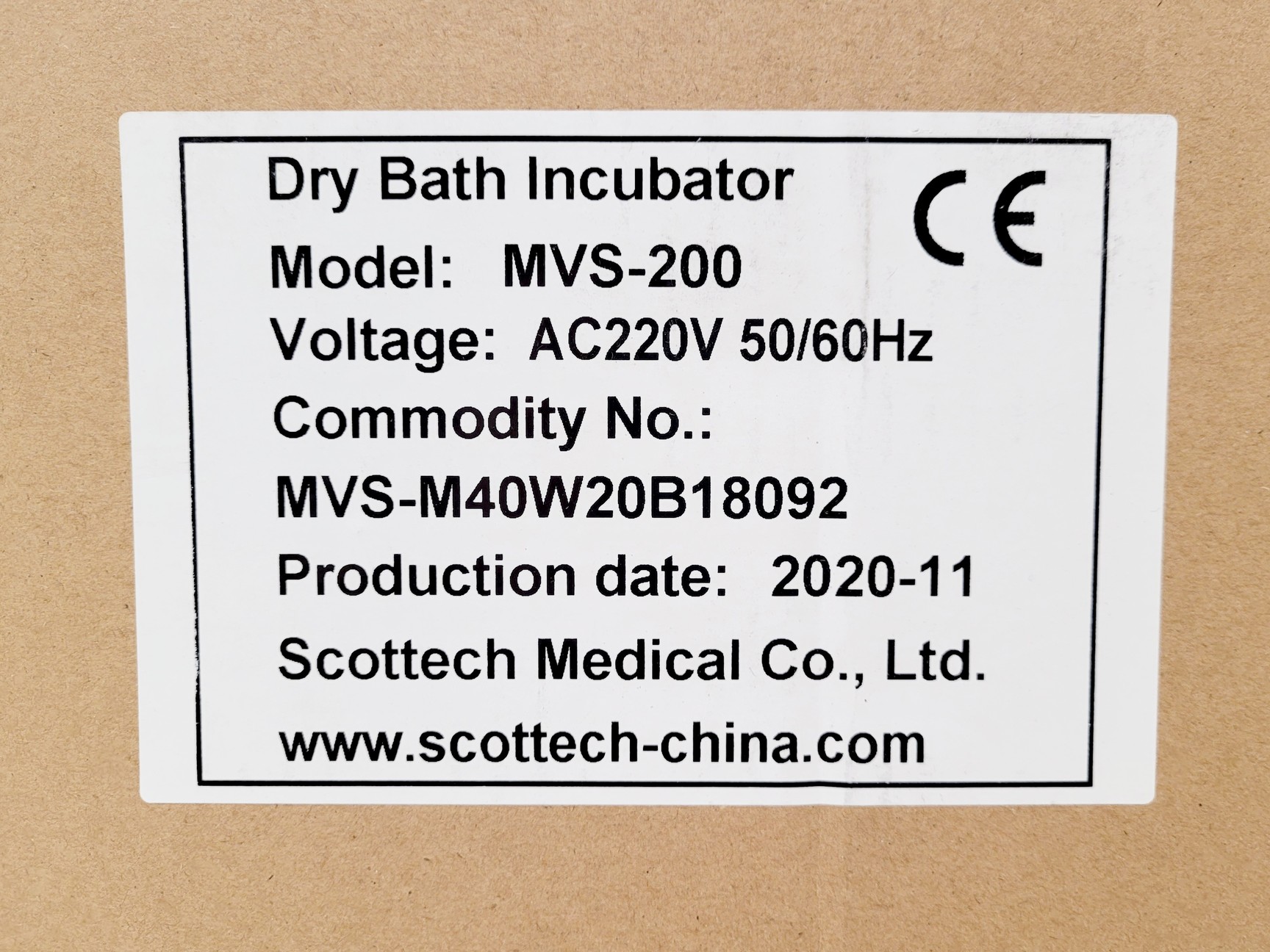 Image of Scottech Medical MVESURE MVS-200 Dry Block Heater