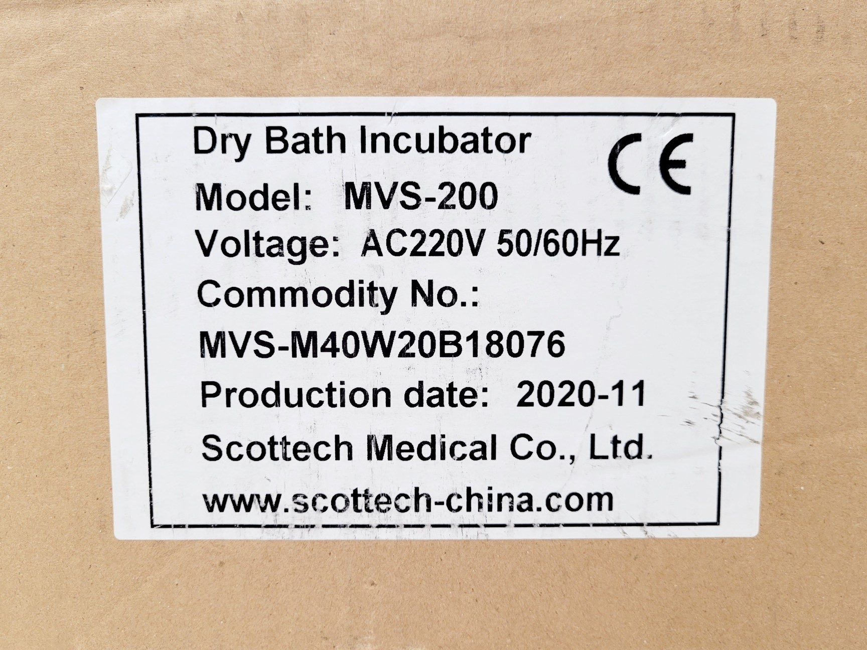 Image of Scottech Medical MVESURE MVS-200 Dry Block Heater