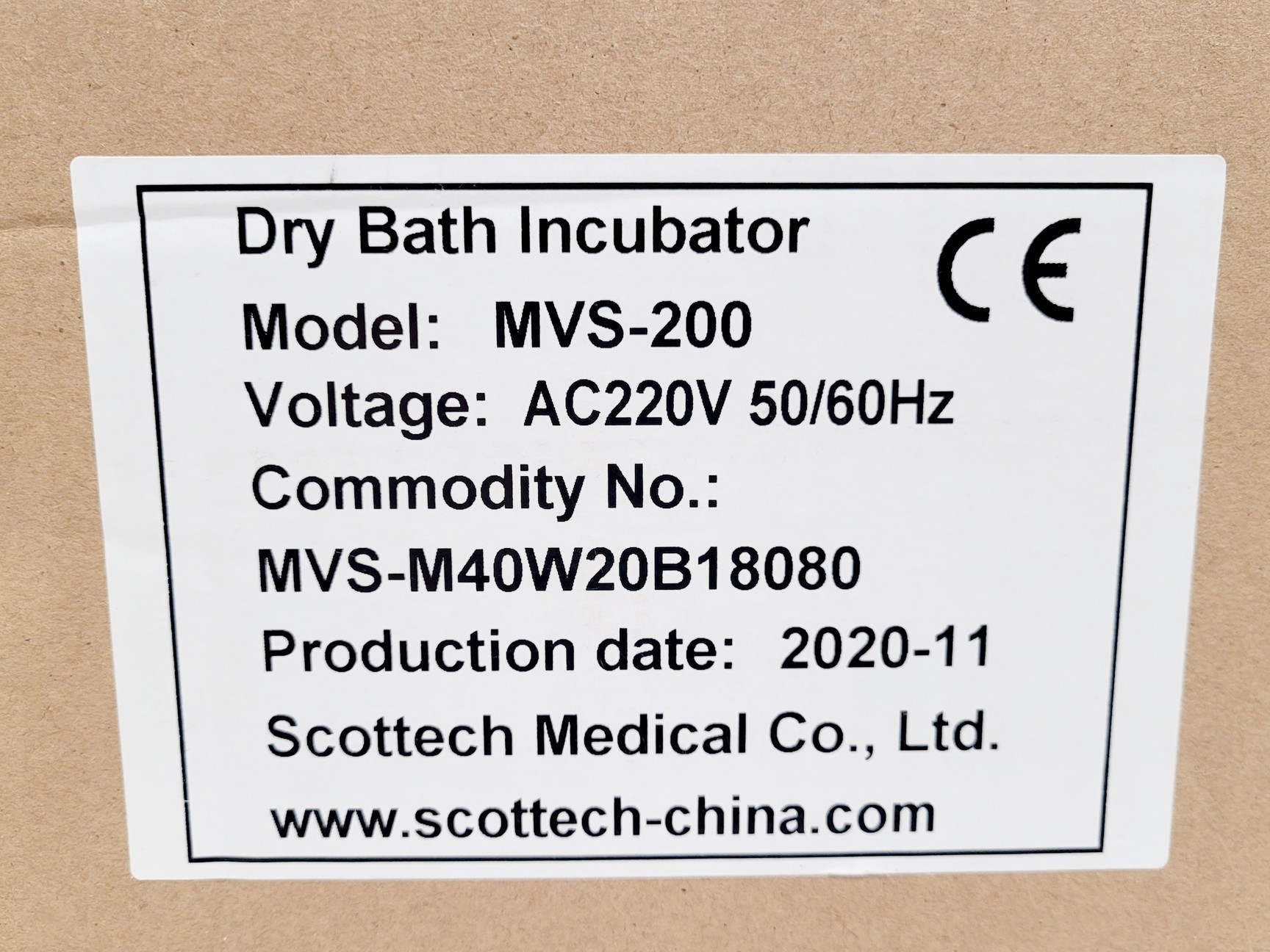 Image of Scottech Medical MVESURE MVS-200 Dry Block Heater