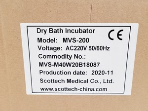 Thumbnail image of Scottech Medical MVESURE MVS-200 Dry Block Heater