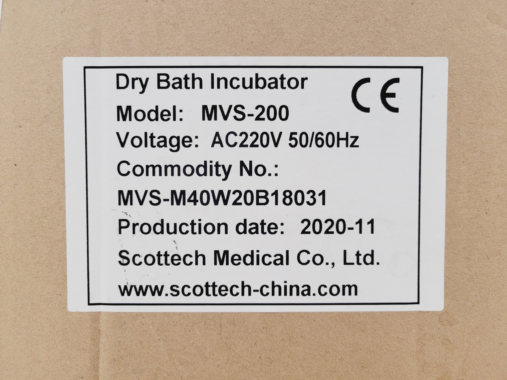Image of Scottech Medical MVESURE MVS-200 Dry Block Heater