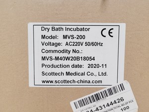 Thumbnail image of Scottech Medical MVESURE MVS-200 Dry Block Heater
