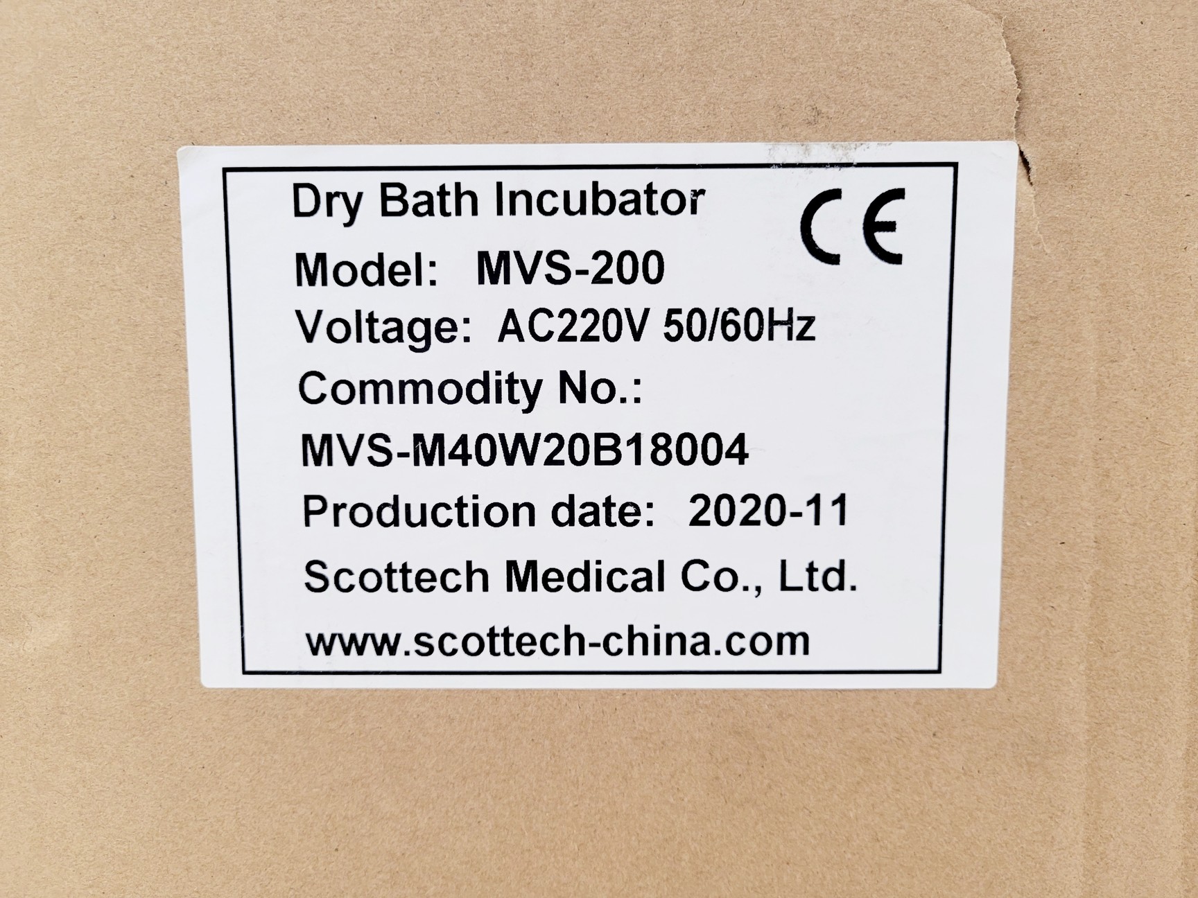 Image of Scottech Medical MVESURE MVS-200 Dry Block Heater