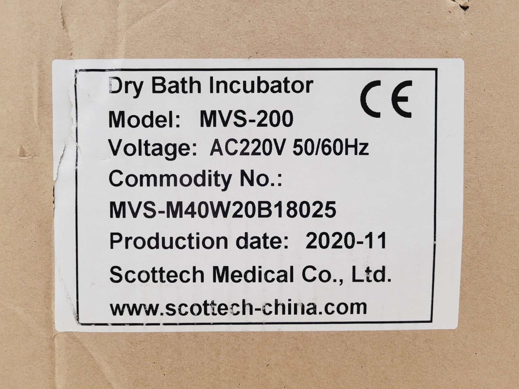 Image of Scottech Medical MVESURE MVS-200 Dry Block Heater