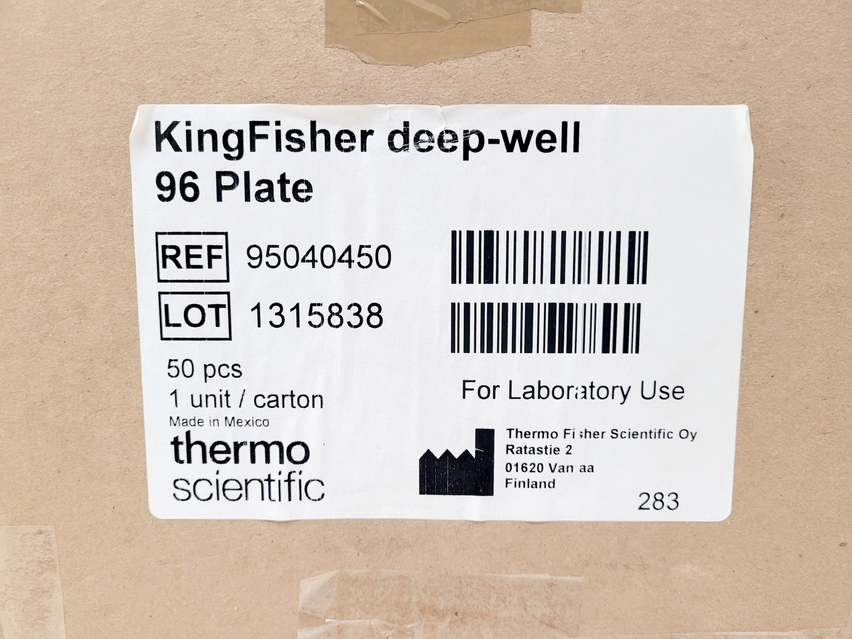 Image of 3 x Boxes of Thermo Scientific KingFisher Deep-Well 96 Plate (50pcs)