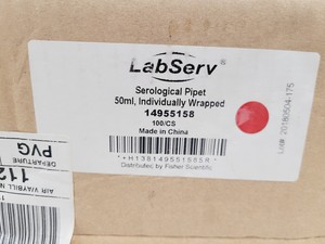 Thumbnail image of Job Lot of 1,225 x 50mL LabServ Serological Pipettes