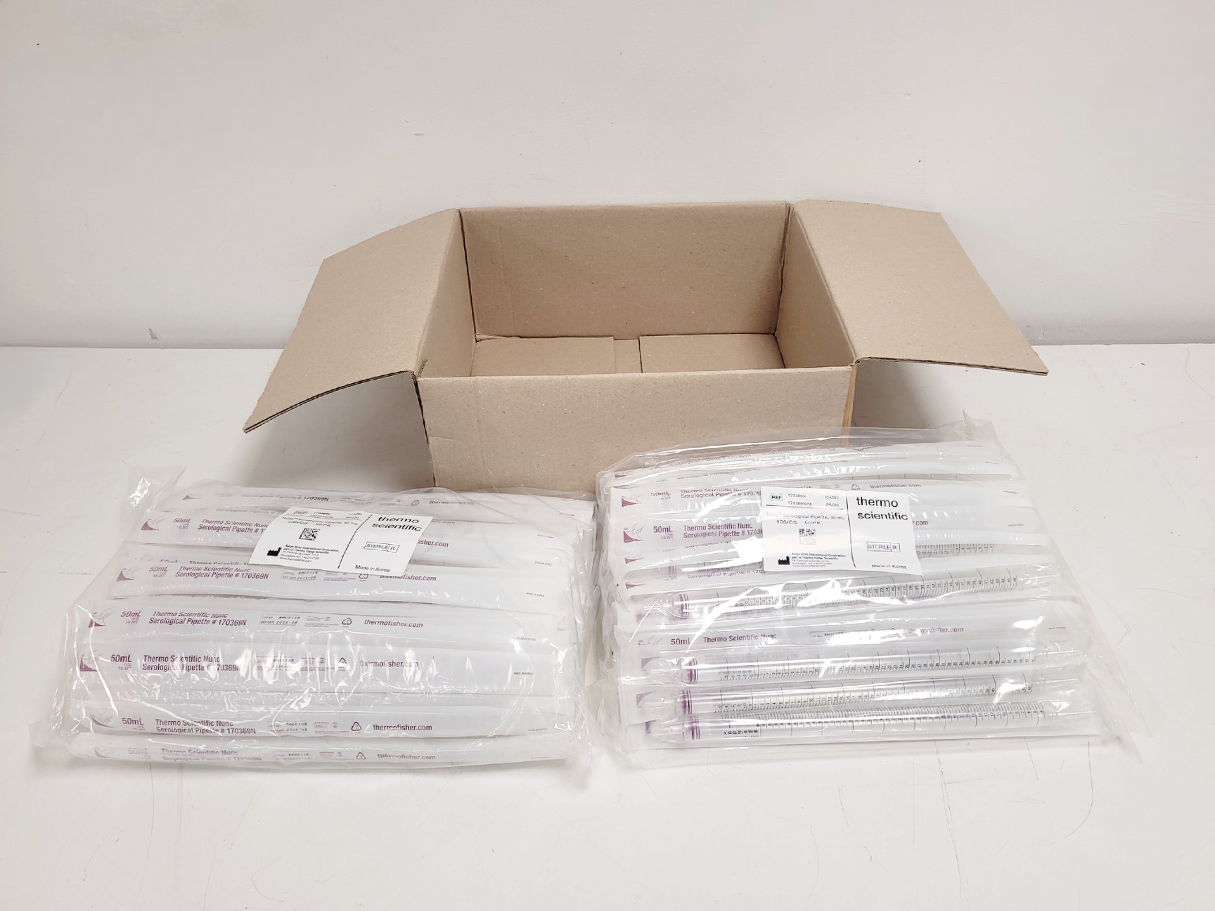 Image of Job Lot of 950 x 50mL Thermo Scientific Serological Pipettes
