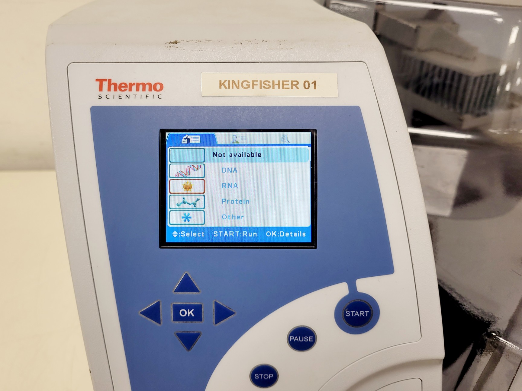 Image of Thermo Scientific Kingfisher Flex Purification System w/ Box of Deep-well Plates