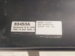 Thumbnail image of Agilent 83453A High-Resolution Spectrometer System Lab