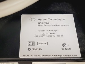 Thumbnail image of Agilent 83453A High-Resolution Spectrometer System Lab