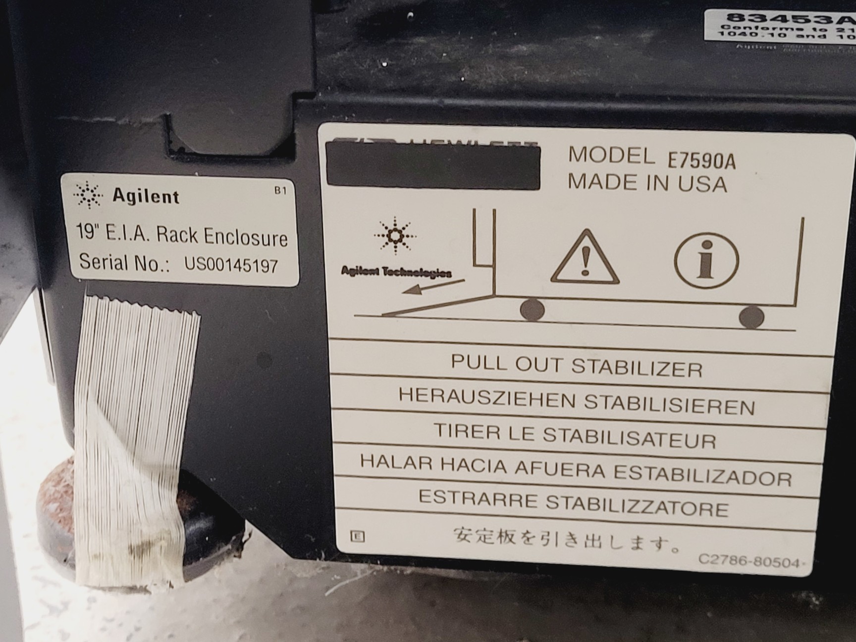 Image of Agilent 83453A High-Resolution Spectrometer System Lab