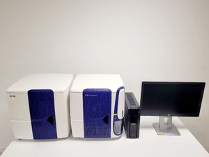 Image of BD FACSMelody Benchtop Flow Cytometer and Cell Sorter with HP Monitor