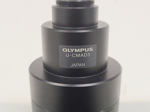 Thumbnail image of Olympus U-TR30-2 Trinocular Camera Port Microscope Head w/ U-TV1X-2 & U-CMAD3