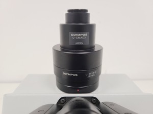 Thumbnail image of Olympus U-TR30-2 Trinocular Camera Port Microscope Head w/ U-TV1X-2 & U-CMAD3