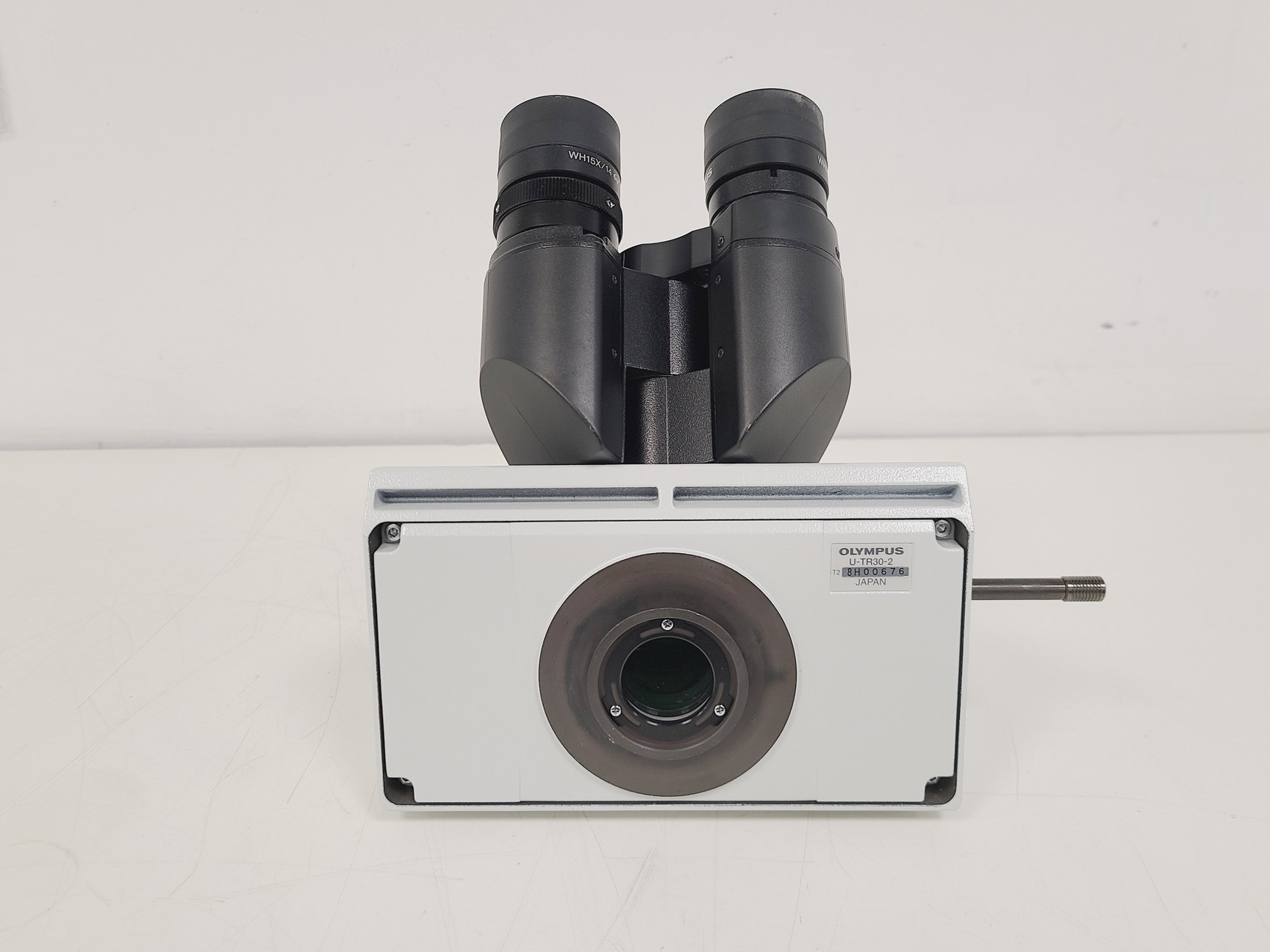 Image of Olympus U-TR30-2 Trinocular Camera Port Microscope Head w/ U-TV1X-2 & U-CMAD3