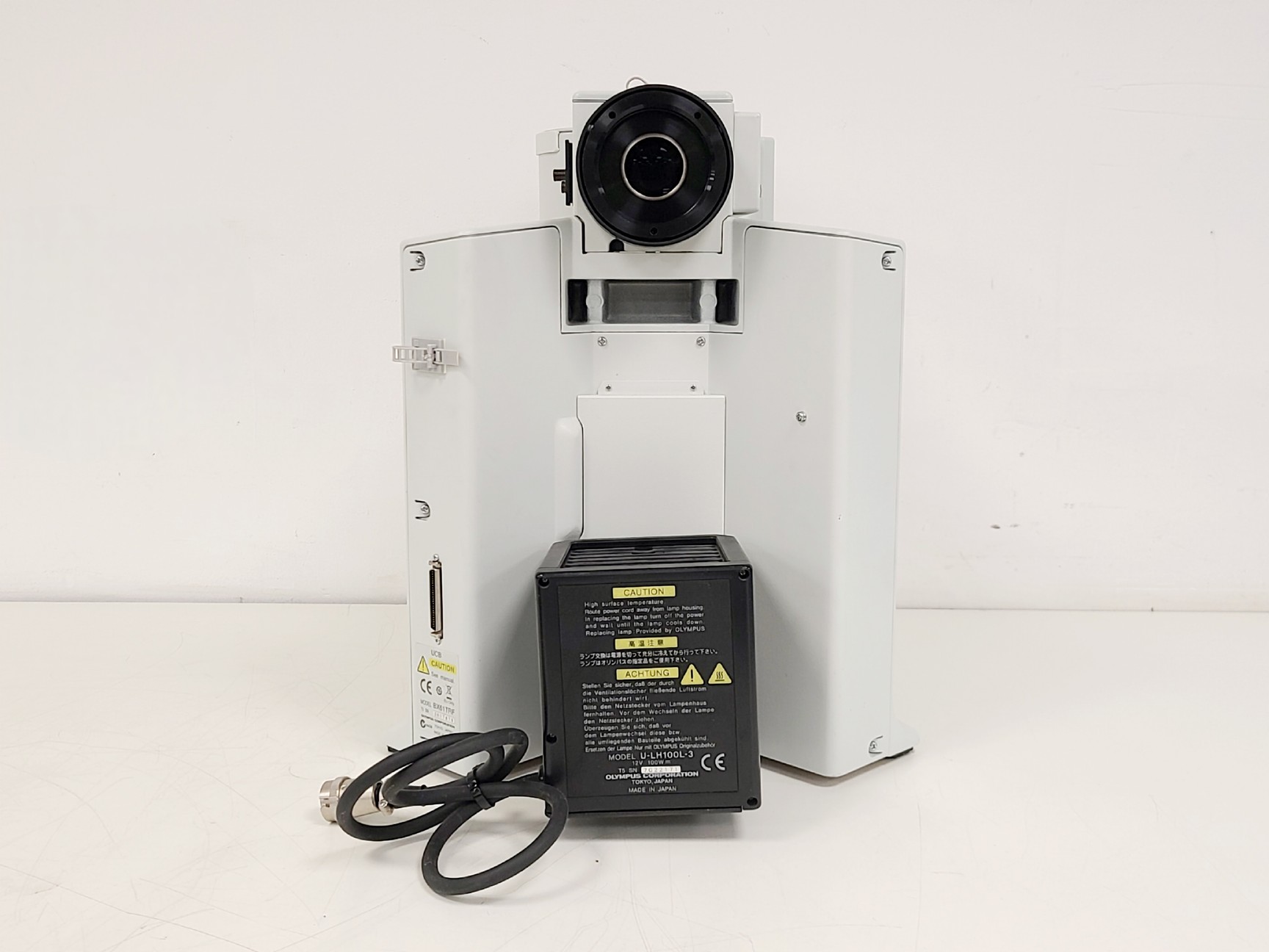 Image of Olympus BX61TRF Inverted Microscope Body with U-LH100L-3 Lamp 