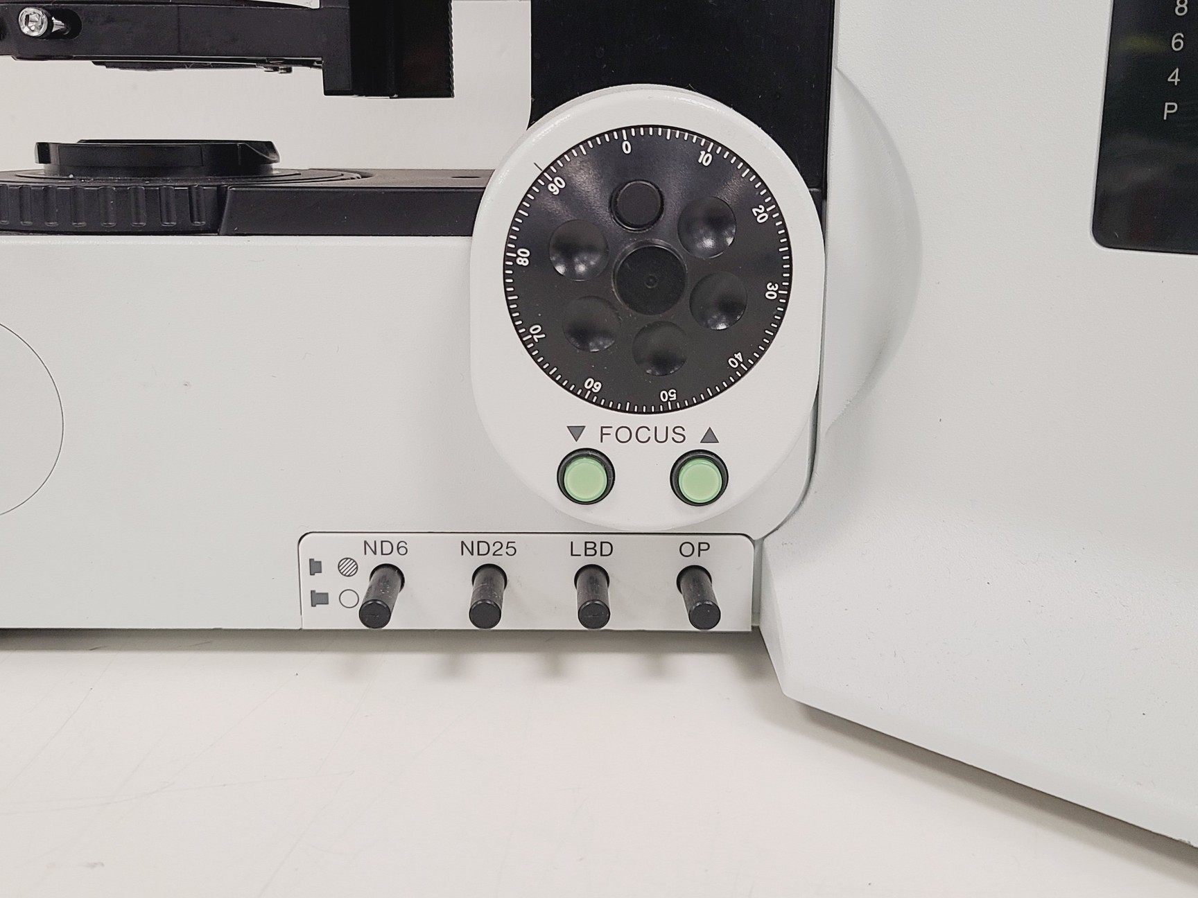 Image of Olympus BX61TRF Inverted Microscope Body with U-LH100L-3 Lamp 