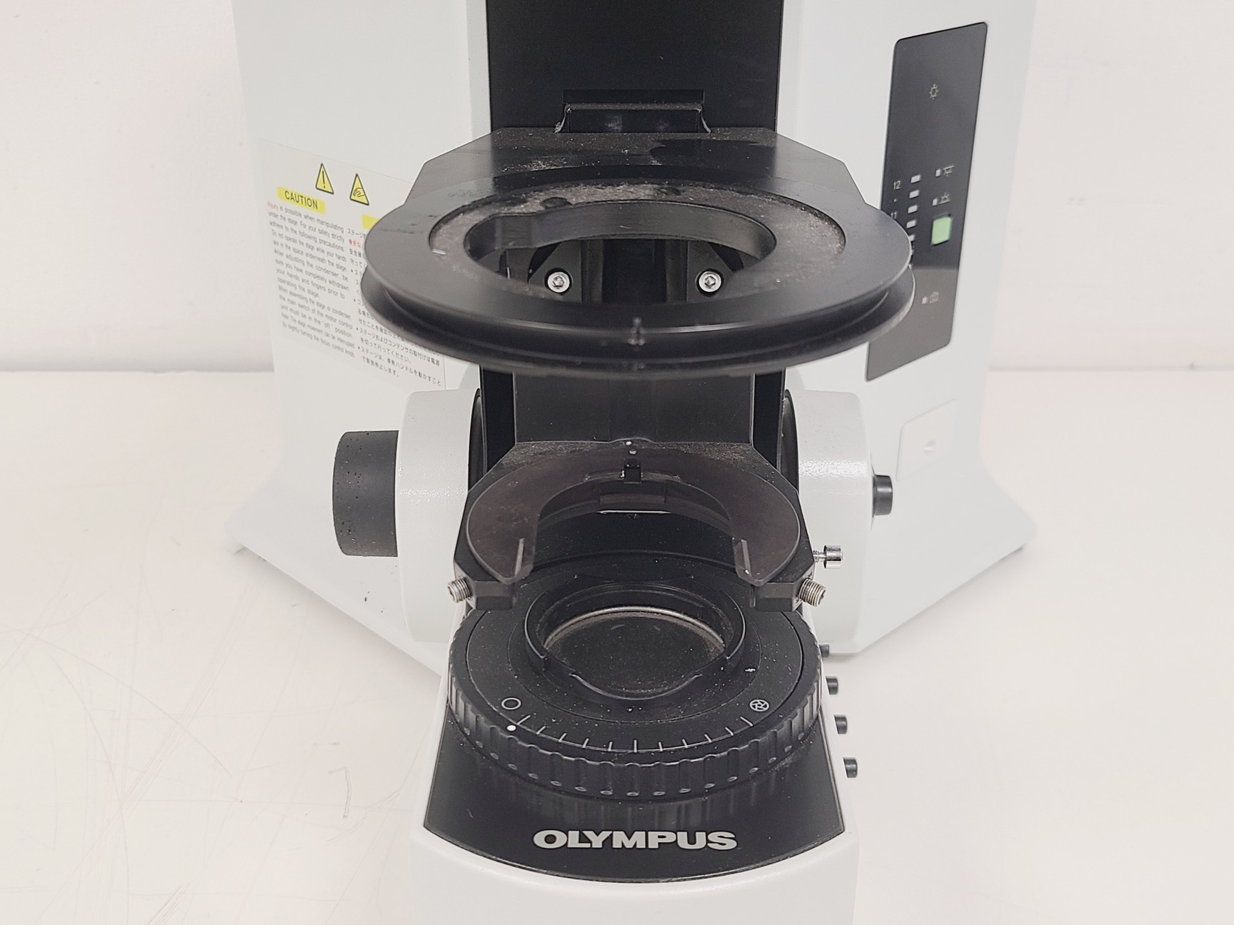 Image of Olympus BX61TRF Inverted Microscope Body with U-LH100L-3 Lamp 