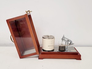 Thumbnail image of Casella London Antique Barograph in Polished Mahogany Case w/ 3 x Chart Papers