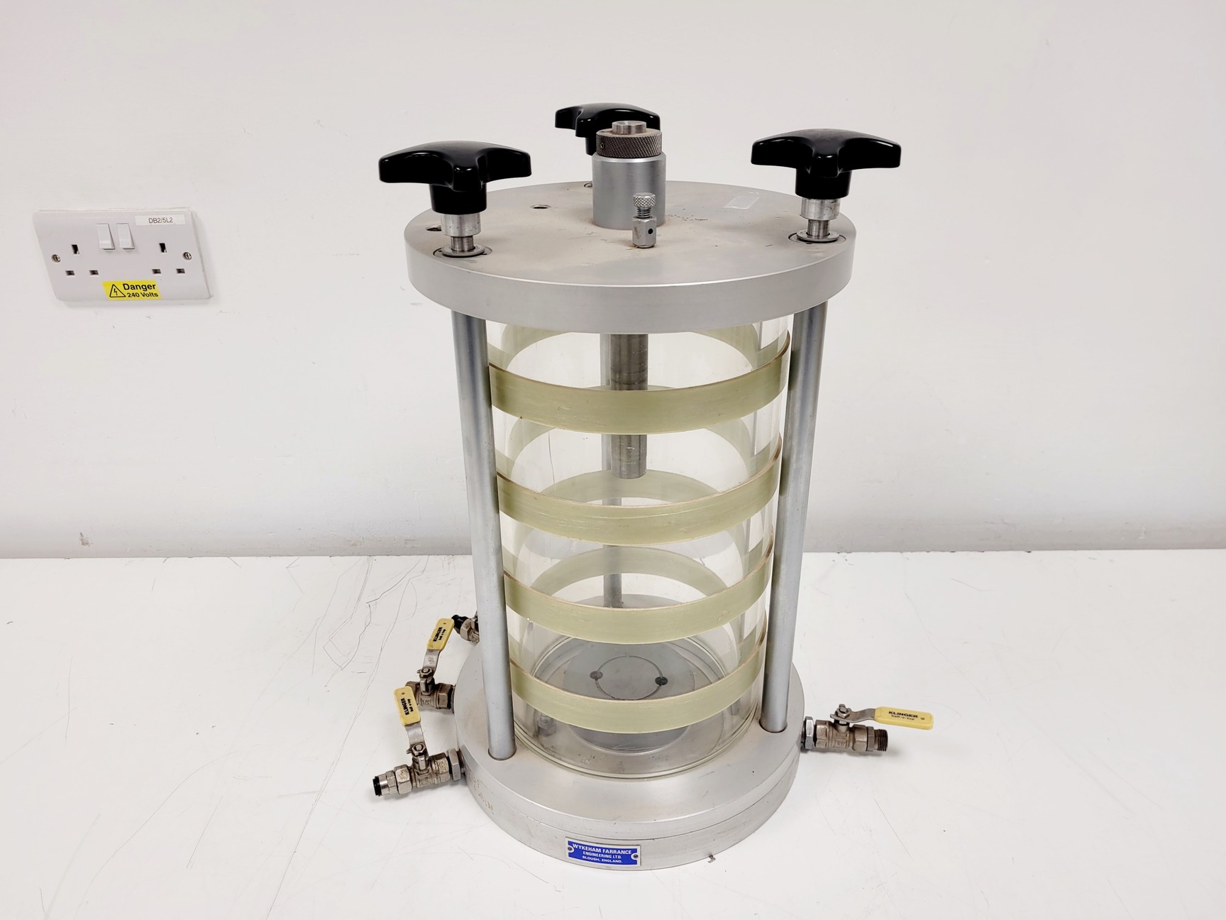 Image of 2 x Wykeham Farrance Triaxial Cells Model 12405A03 and 11001