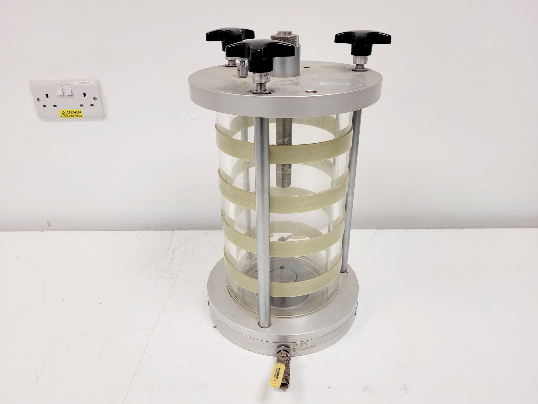 Image of 2 x Wykeham Farrance Triaxial Cells Model 12405A03 and 11001