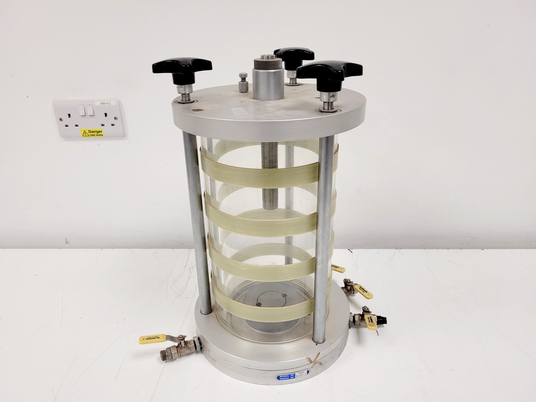 Image of 2 x Wykeham Farrance Triaxial Cells Model 12405A03 and 11001