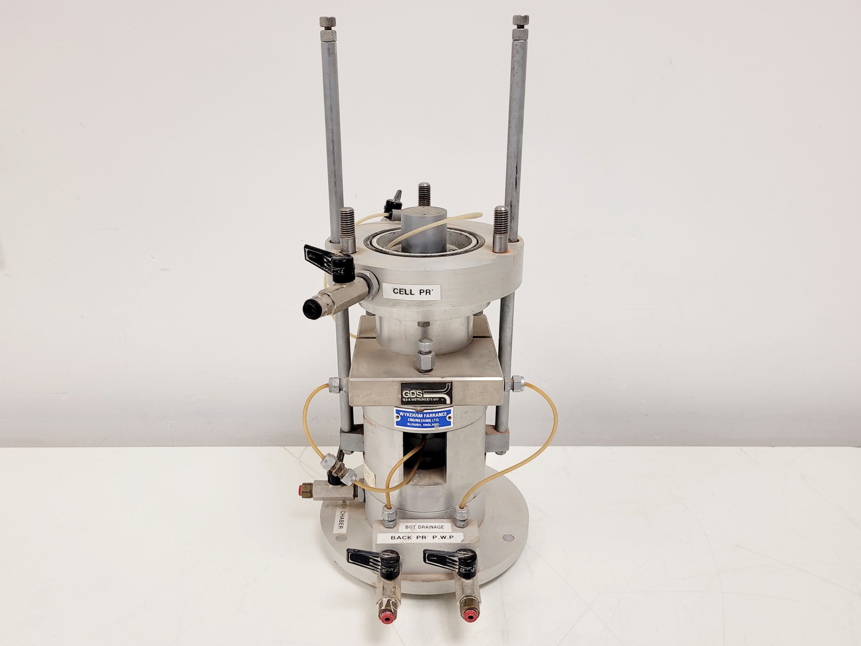 Image of Wykeham Farrance / GDS Triaxial Soil Testing Cell & Pressure Apparatus