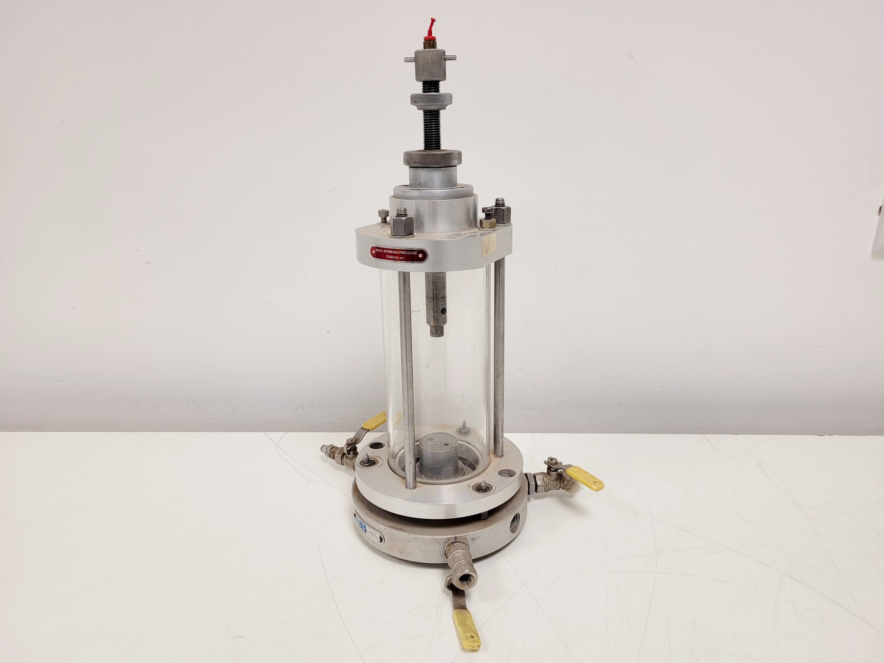 Image of Wykeham Farrance / GDS Triaxial Soil Testing Cell & Pressure Apparatus