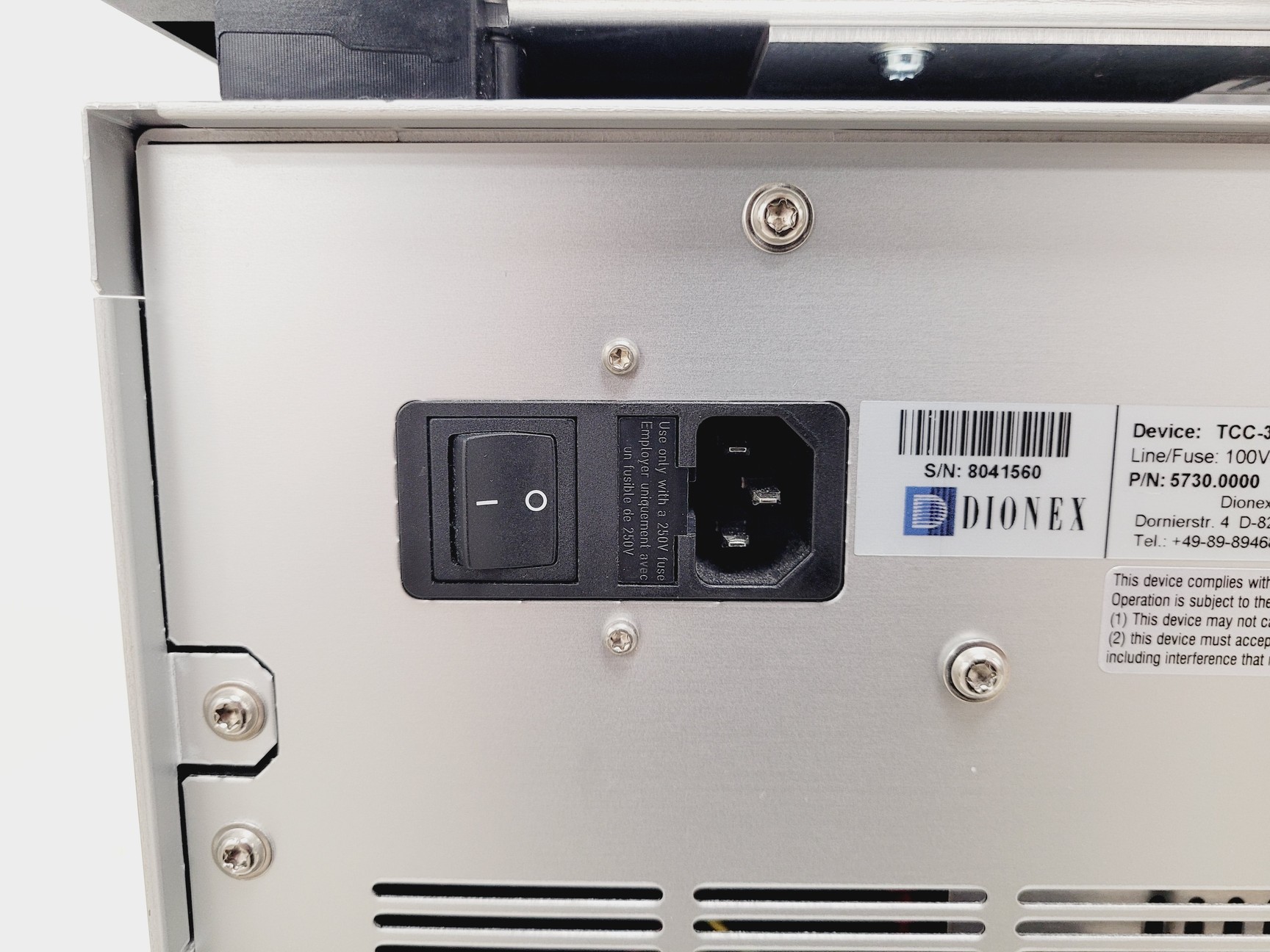 Image of Dionex LC System w/ SRD-3200, HPG-3200RS, TCC-3000RS, VWD-3400RS & WPS-3000TRS