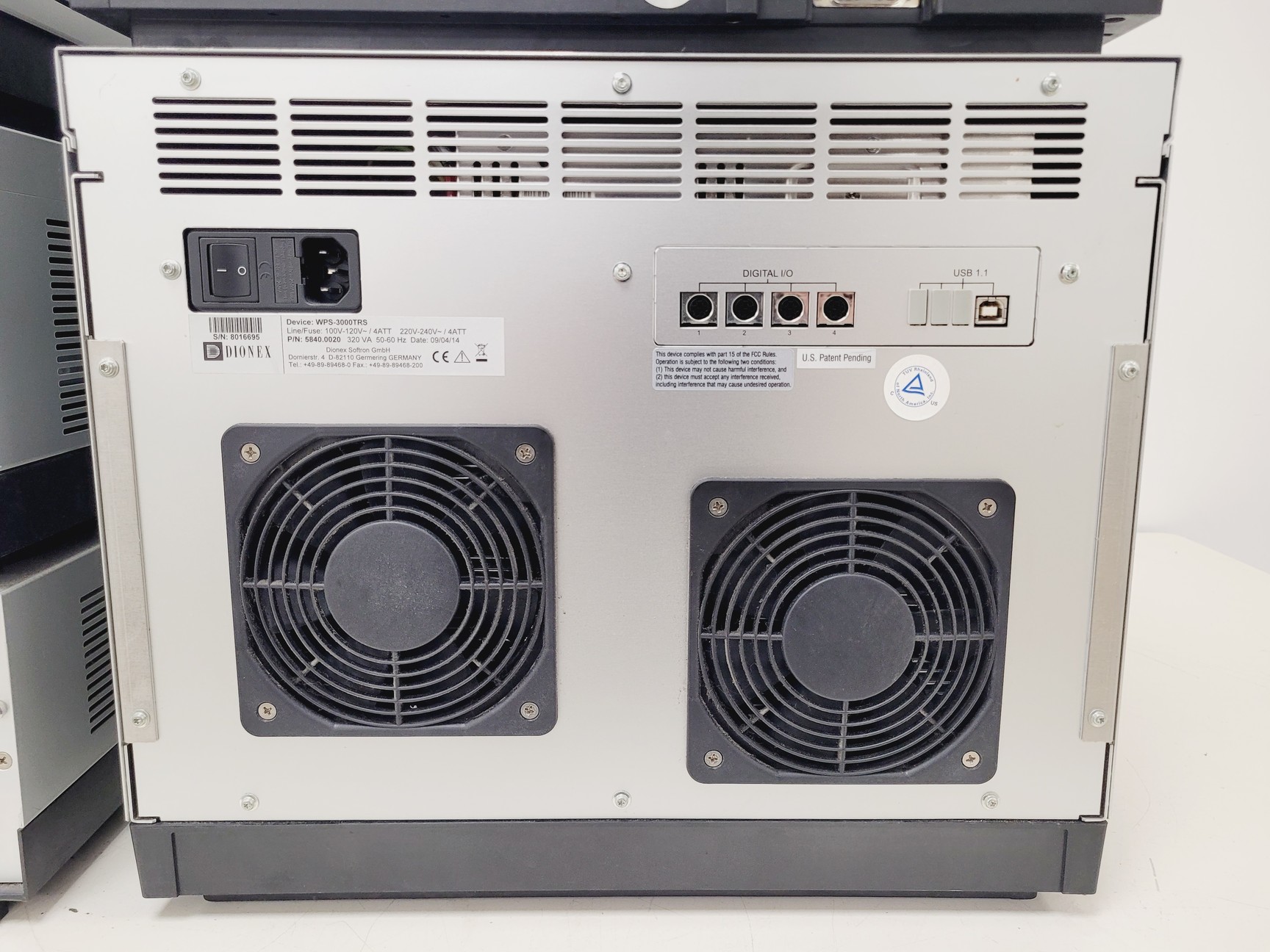 Image of Dionex LC System w/ SRD-3200, HPG-3200RS, TCC-3000RS, VWD-3400RS & WPS-3000TRS