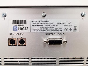 Thumbnail image of Dionex LC System w/ SRD-3200, HPG-3200RS, TCC-3000RS, VWD-3400RS & WPS-3000TRS