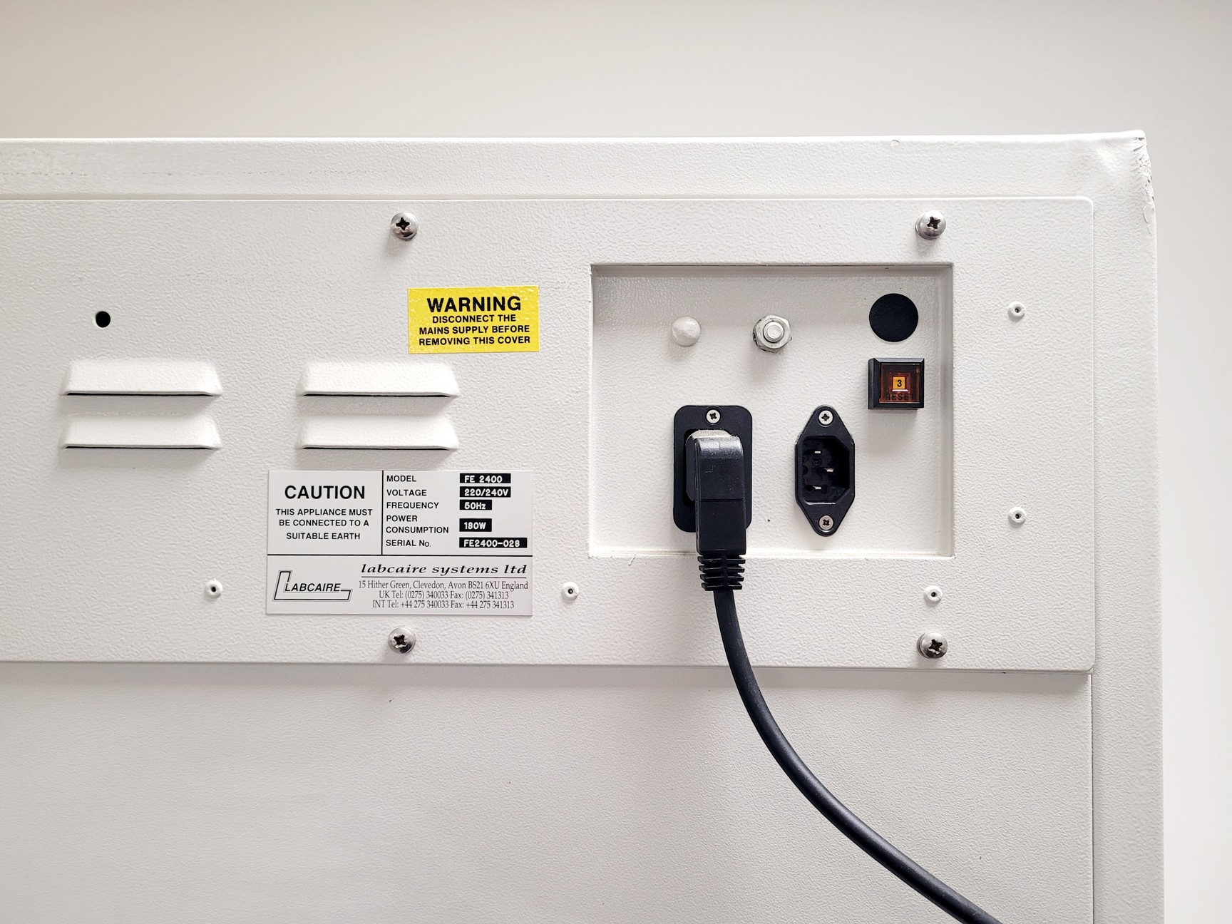 Image of Labcaire FE 2400 Ductless Fume Cabinet Lab